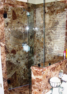 The Look Of Granite Bathroom Walls Without High Costs Granite Look Walls